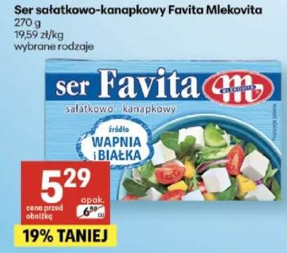 Ser sałatkowo-kanapkowy Favita Mlekovita