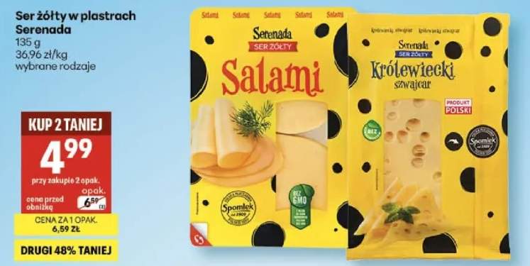 Ser żółty w plastrach Serenada Królewiecki szwajcar