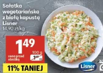 Sałatka wegetariańska z białą kapustą Lisner
