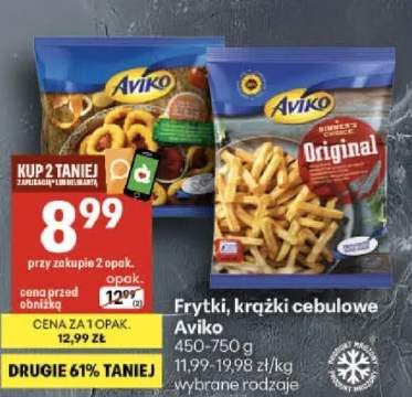 Frytki krążki cebulowe Aviko Original