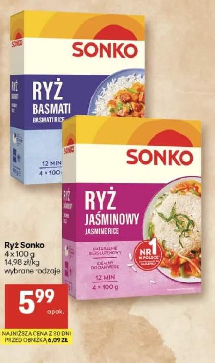 Ryż jaśminowy Sonko
