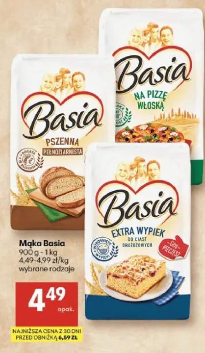 Mąka pszenna pełnoziarnista Basia