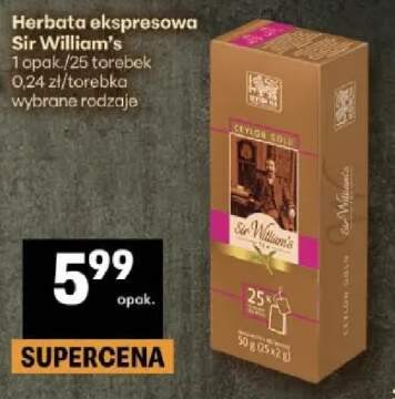 Herbata ekspresowa Sir William's