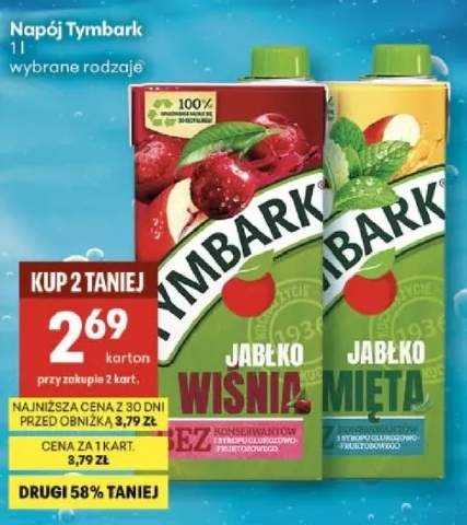 Napój Tymbark Jabłko Mięta