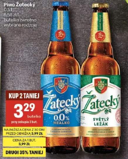 Piwo Žatecký Světlý Ležák