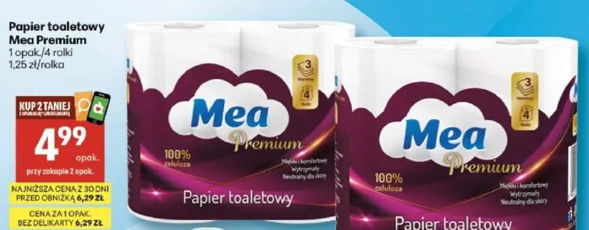 Papier toaletowy Mea Premium 4 rolki
