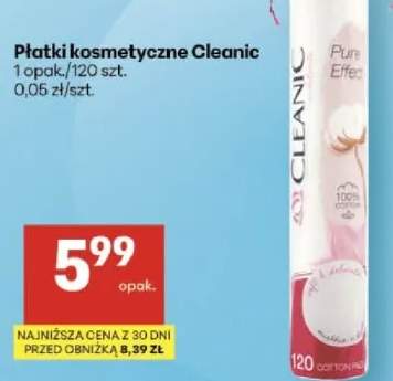 Płatki kosmetyczne Cleanic Pure Effect