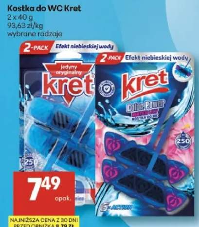 Kostka do WC Kret 2-pack
