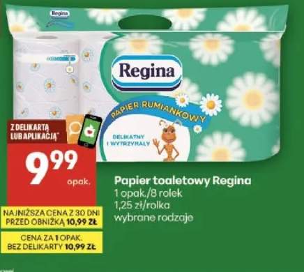 Papier toaletowy Regina rumiankowy