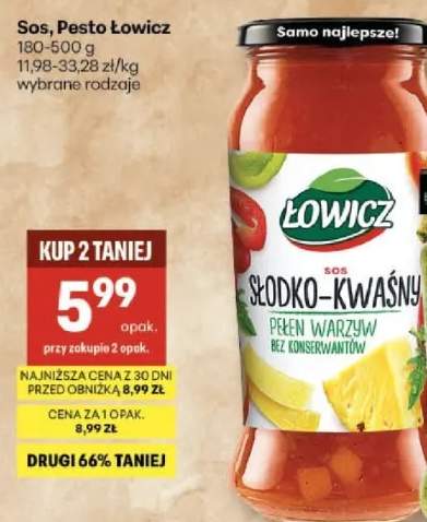 Sos słodko-kwaśny Łowicz