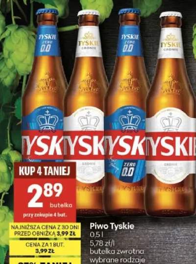 Piwo Tyskie Zero 0.0