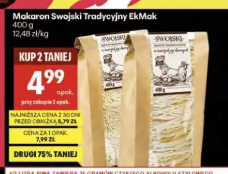 Makaron Swojski Tradycyjny EkMak