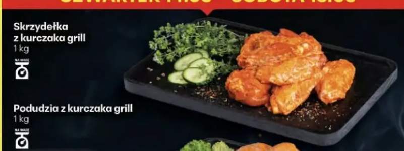 Skrzydełka z kurczaka grill
