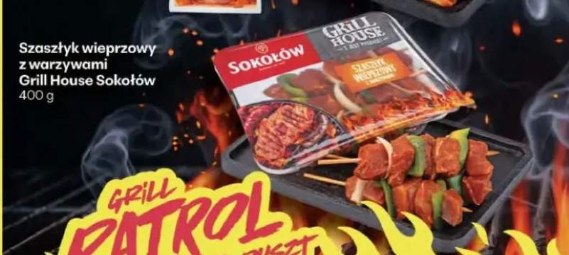 Szaszłyk wieprzowy z warzywami Grill House Sokołów