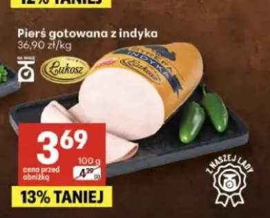 Pierś gotowana z indyka Łukosz