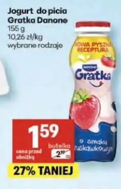 Jogurt do picia Gratka Danone