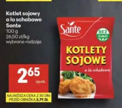 Kotlet sojowy a la schabowe Sante