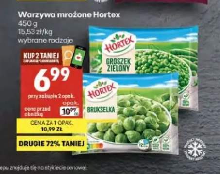 Groszek zielony mrożony Hortex