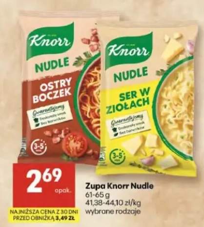 Zupa Knorr Nudle Ser w Ziołach
