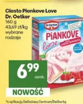 Ciasto Piankove Love Dr. Oetker malina-śmietanka