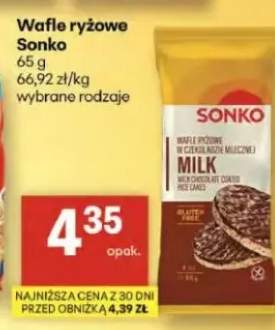 Wafle ryżowe Sonko w czekoladzie mlecznej