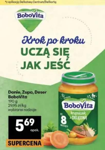 Danie BoboVita Krupniczek z cielęciną