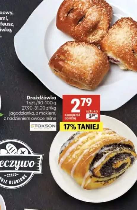 Drożdżówka jagodzianka Stokson 90-100g