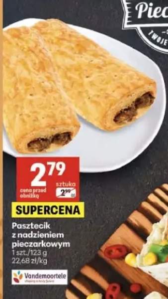 Pasztecik z nadzieniem pieczarkowym Vandemoortele
