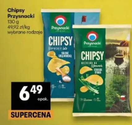 Chipsy Przysnacki Sopockie lato solone solą morską