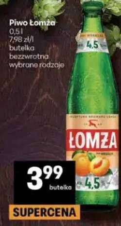Piwo Łomża Mirabelka