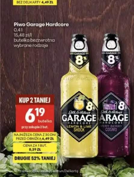 Piwo Garage Hardcore Lemon & Lime Shock 400ml