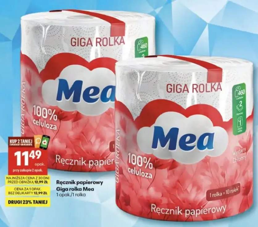 Ręcznik papierowy Giga rolka Mea