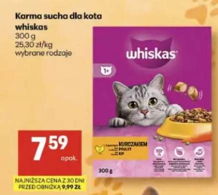 Karma sucha dla kota Whiskas z kurczakiem