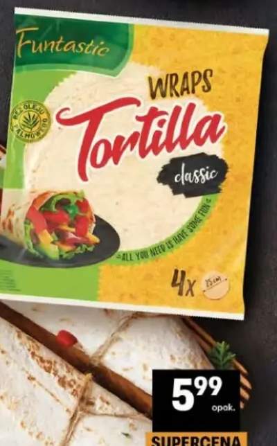 Wraps Tortilla classic Funtastic 4-pak 25cm
