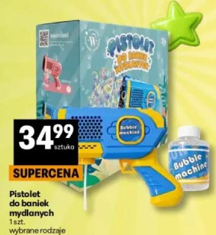 Pistolet do baniek mydlanych