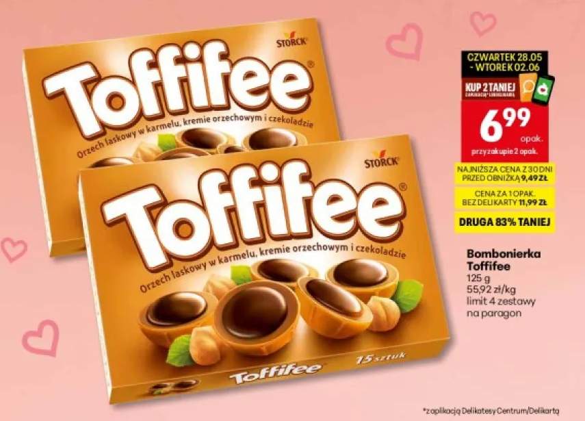 Bombonierka Toffifee