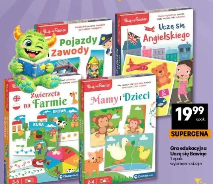 Gra edukacyjna Uczę się Bawiąc Zwierzęta na Farmie