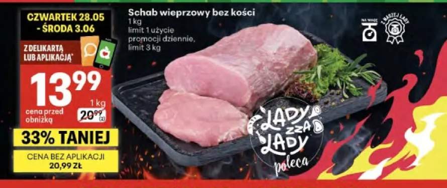 Schab wieprzowy bez kości