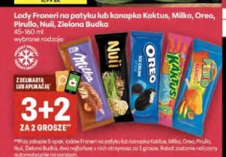Lody na patyku Milka