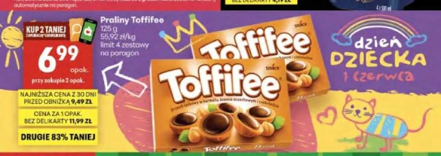 Praliny Toffifee