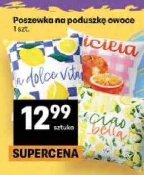Poszewka na poduszkę owoce