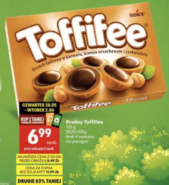 Praliny Toffifee