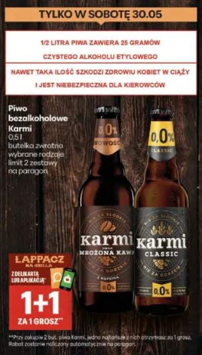 Piwo bezalkoholowe Karmi Mrożona Kawa