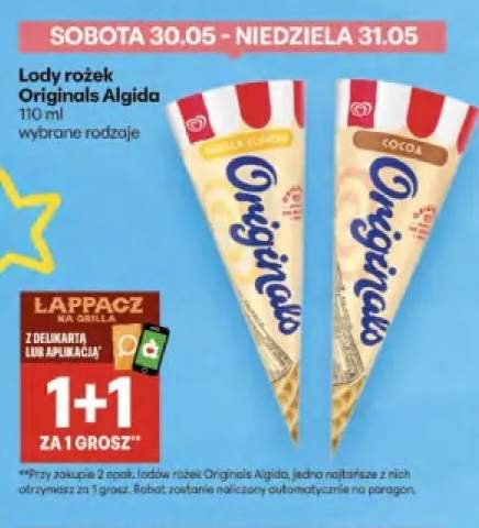 Lody rożek Originals Algida Vanilla Flavor