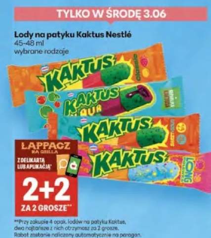 Lody na patyku Kaktus Nestlé