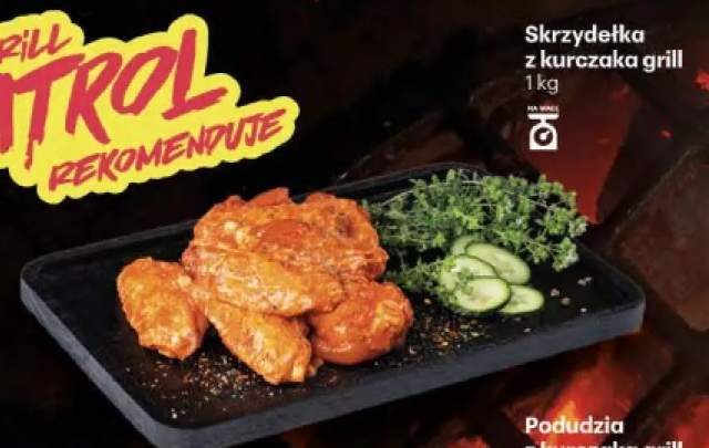 Skrzydełka z kurczaka grill
