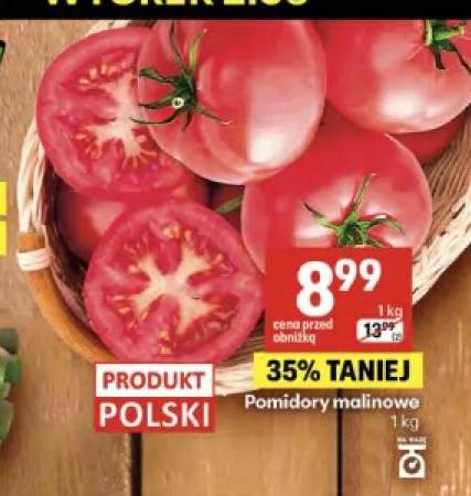 Pomidory malinowe polskie