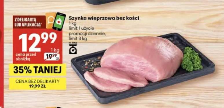 Szynka wieprzowa bez kości