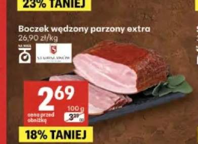 Boczek wędzony parzony extra Stanisławów