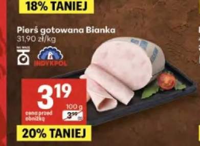 Pierś gotowana Bianka Indykpol